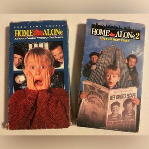 Vintage Home Alone VCR Tapes